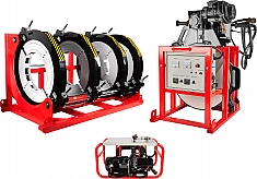 Гидравлический стыковой сварочный аппарат для пнд труб Gas Fusion Red-1600