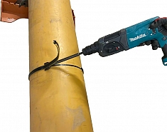 Применение инструмента для снятия наружного грата полиэтиленовых труб ПНДело Дегратер-400